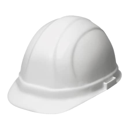 Bon Tool Front Brim Hard Hat, White 14-348